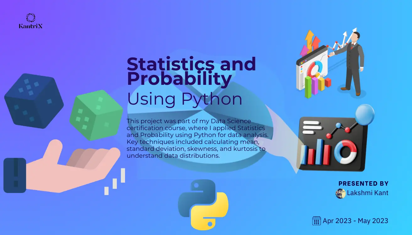 Statistics and Probability with Python Slide 1